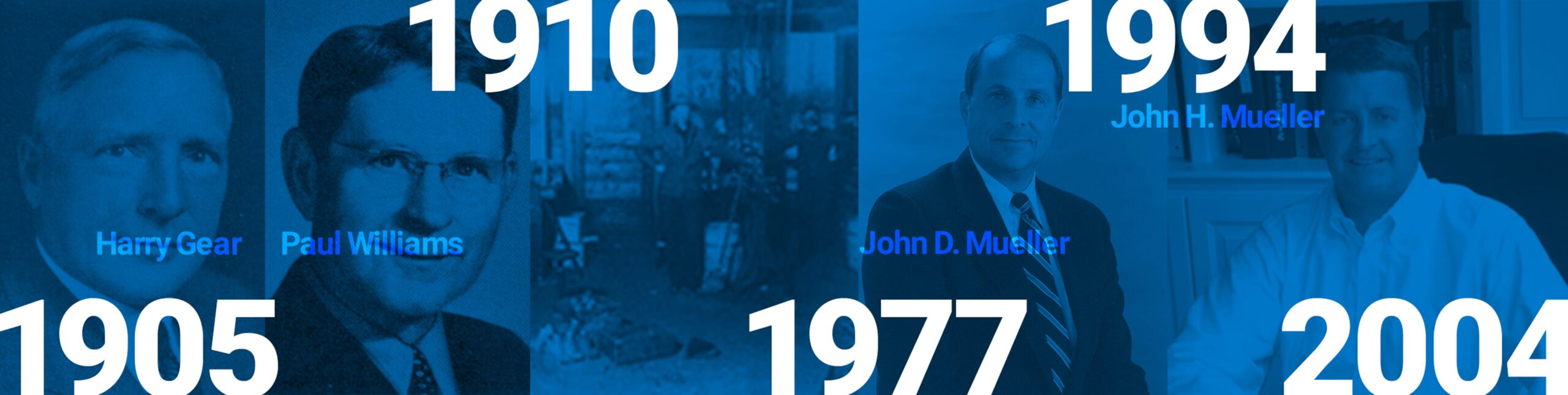 A time line of G&W Electric leadership.