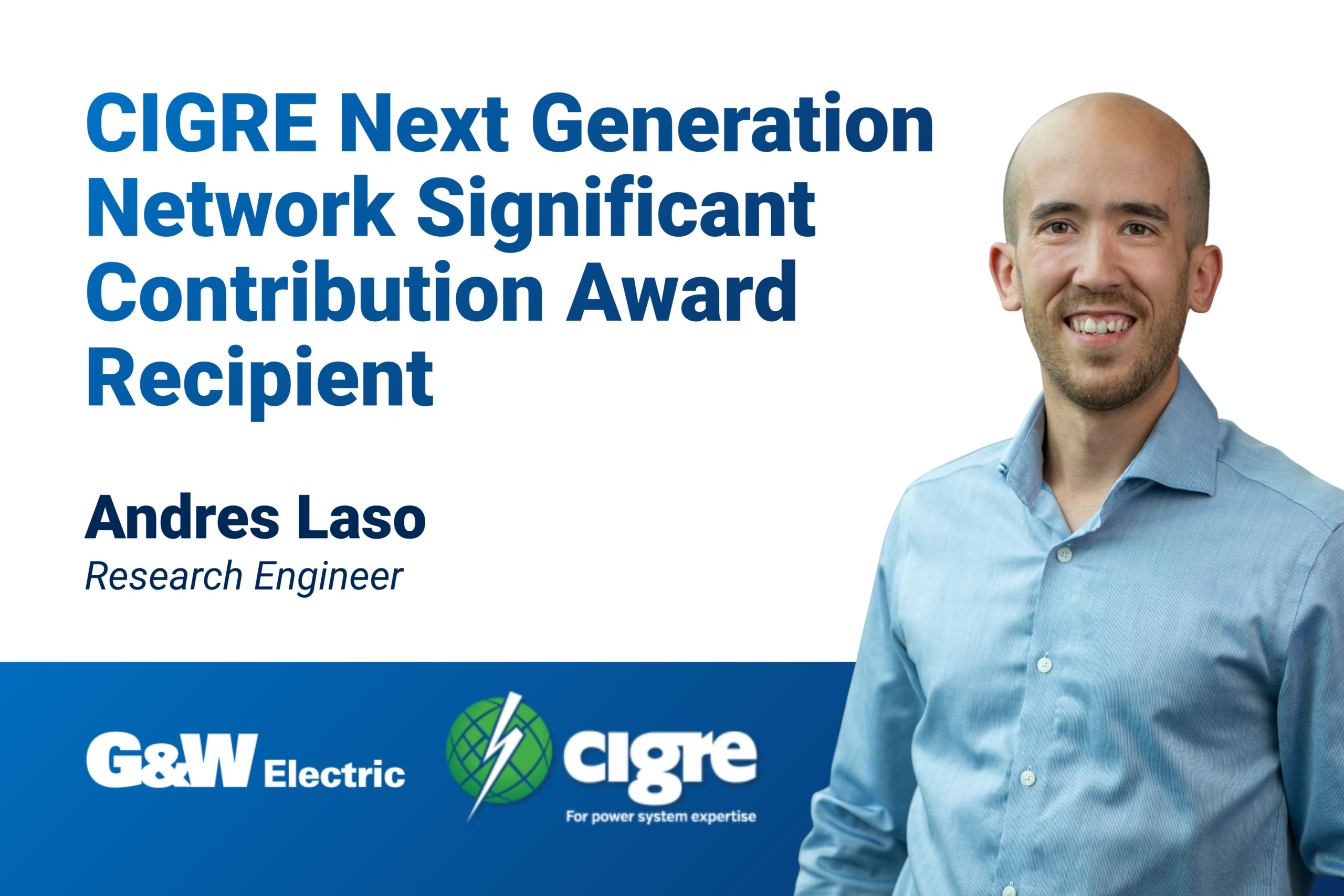 Thumbnail photo for Andres Laso CIGRE Award